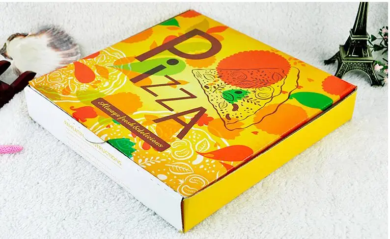 * Для любителей пиццы 12-дюймовая коробка для коробки посылка пекарни из