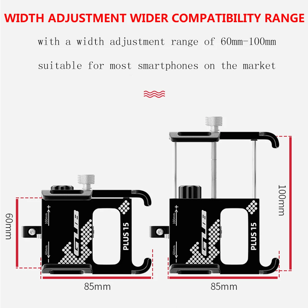 gub bicycle phone holder double lock adjustment aluminum electric scooter motorcycle universal phone navigation shooting stand free global shipping