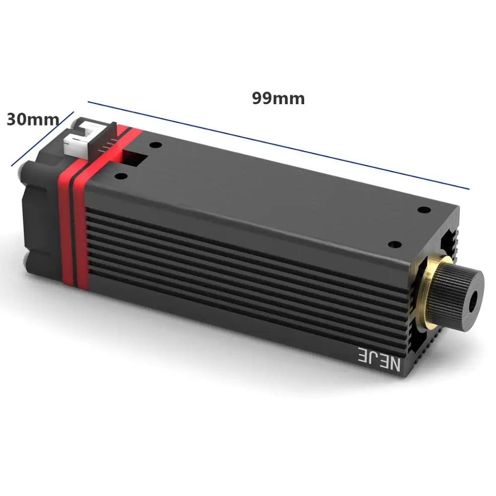 NEJE Master 20 Вт лазерный модуль 450 нм головка TTL / PMW плата контроллера DIY Набор