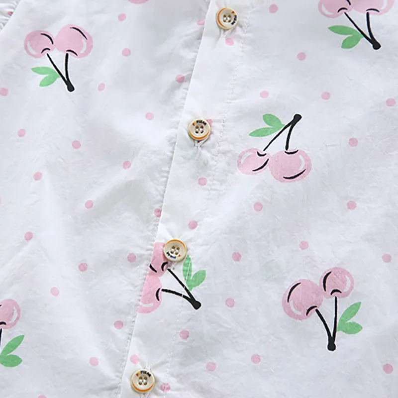 Летние костюмы для маленьких девочек повседневные футболки с расклешенными