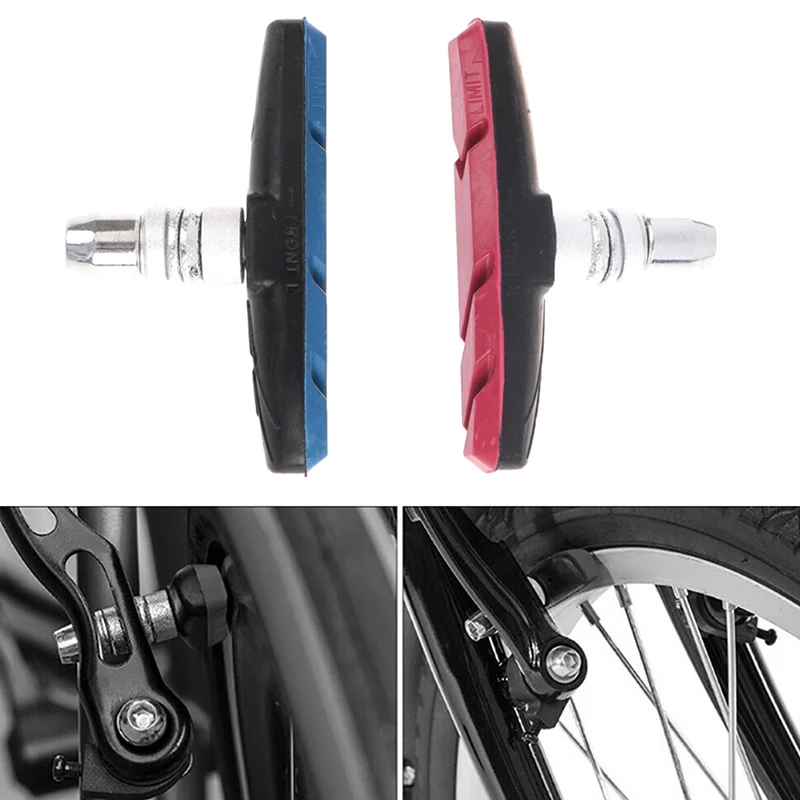 2 шт./пара горный велосипед V тормозная колодка с буровой желоб бесшумные