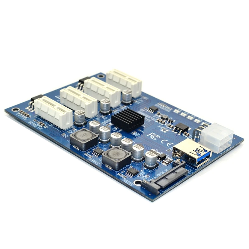 PCI E X1 до 4PCI X16 Комплект расширения от 1 4 портов Express переключатель мультипликатор