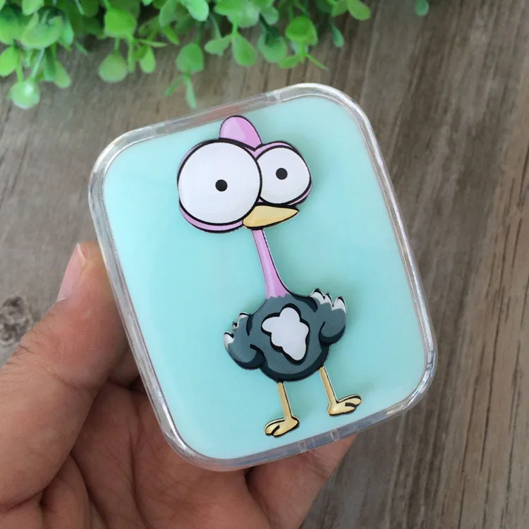 Портативный чехол с изображением Милого Животного жирафа и зеркальными