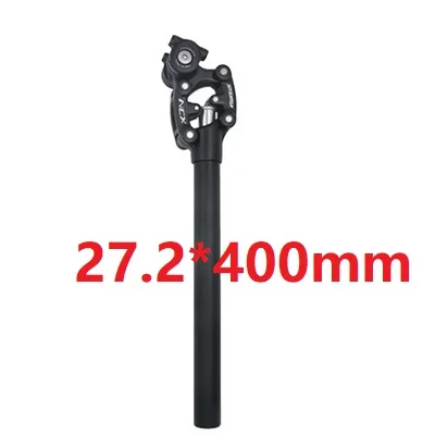Black 27.2x400mm Suntour велосипедная амортизация Подседельный штырь 27,2 мм 31,6 мм 350/400 мм черный/серебристый MTB горный велосипед Демпфирование сиденья трубчатая штанга - Цвет: Black 27.2x400mm