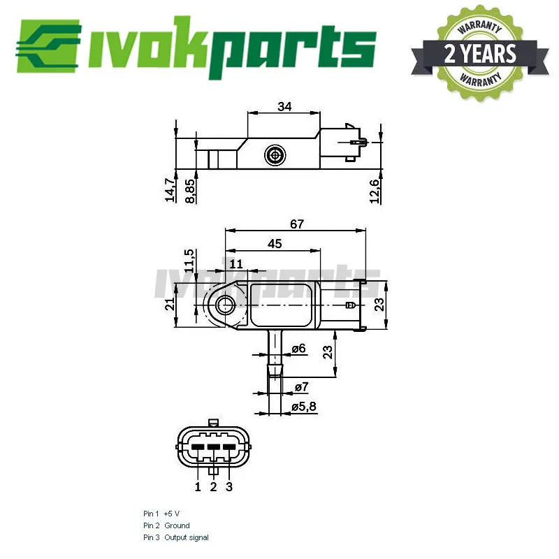 Впускной коллектор абсолютный повышающий датчик давления карта отправителя для
