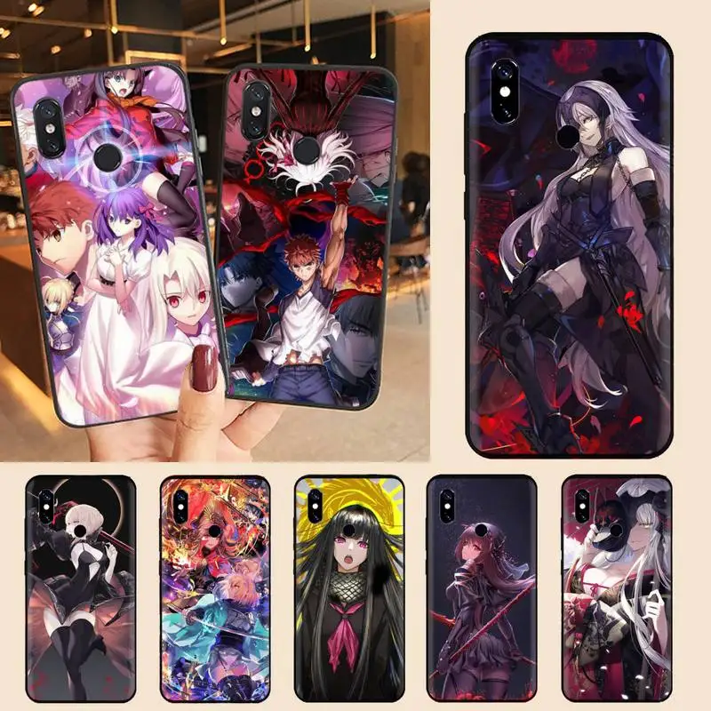 

Fate Series Grand Girl Anime Phone Case For Xiaomi Redmi note 7 8 9 11 t s 10 A pro lite funda shell coque cover