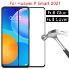 Чехол для huawei p smart 2021, защитная пленка для экрана, закаленное стекло на psmart p smar smat samrt, защитный чехол для телефона global