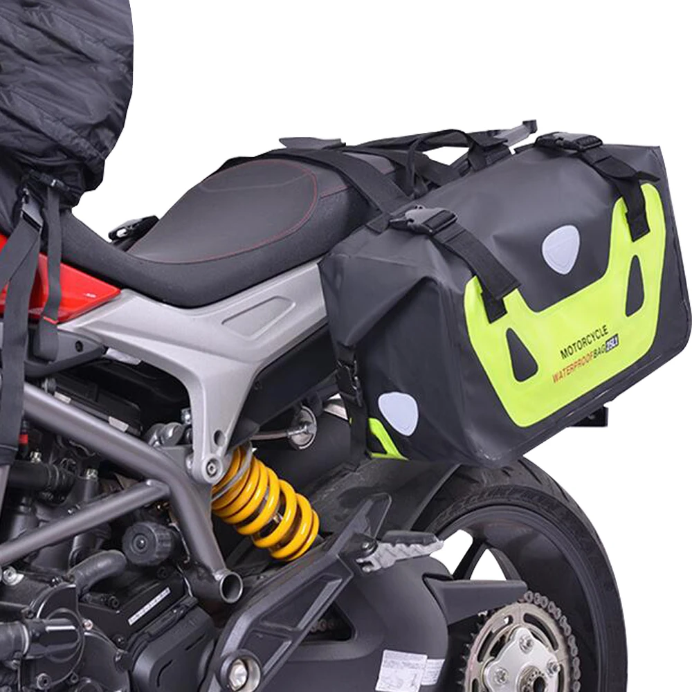 

HEROBIKER Waterproof Motorcycles Bag Saddle Bags Moto Bag Racing Travel Luggage Multi-Function Motorbike Saddlebags 50L