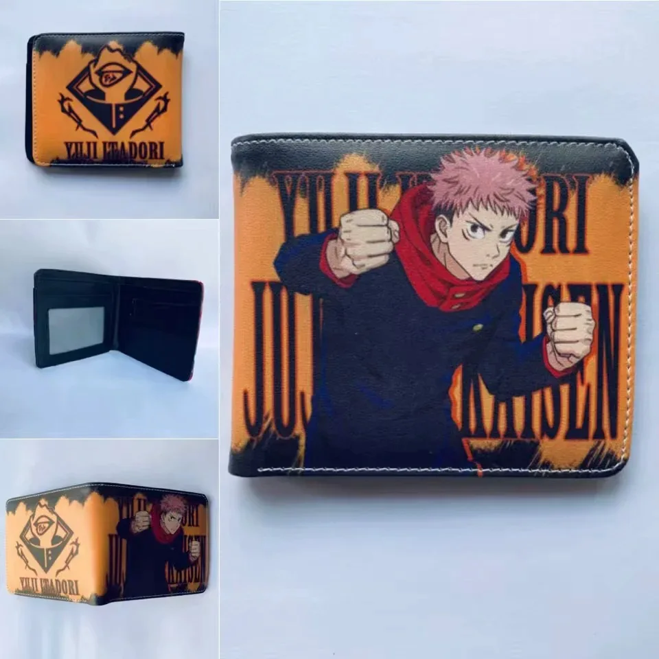 Anime Jujutsu Kaisen Coin Purse Cute Wallet Multi-Functional Key Credit Card Bag Pouch Purses For High School Students 6pc/lot