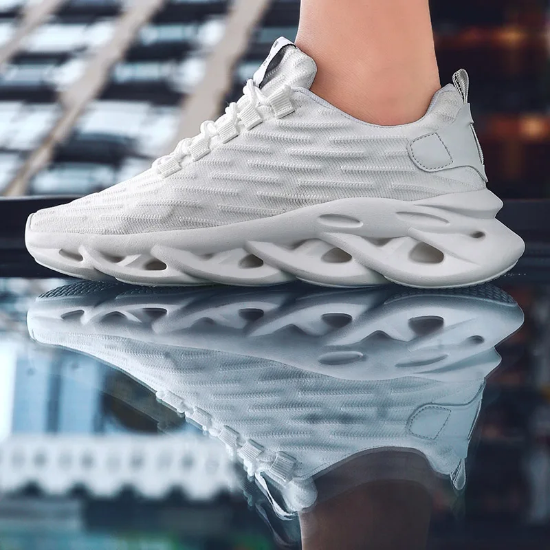 Повседневная обувь Blade модные мужские удобные дышащие легкие кроссовки из кожи