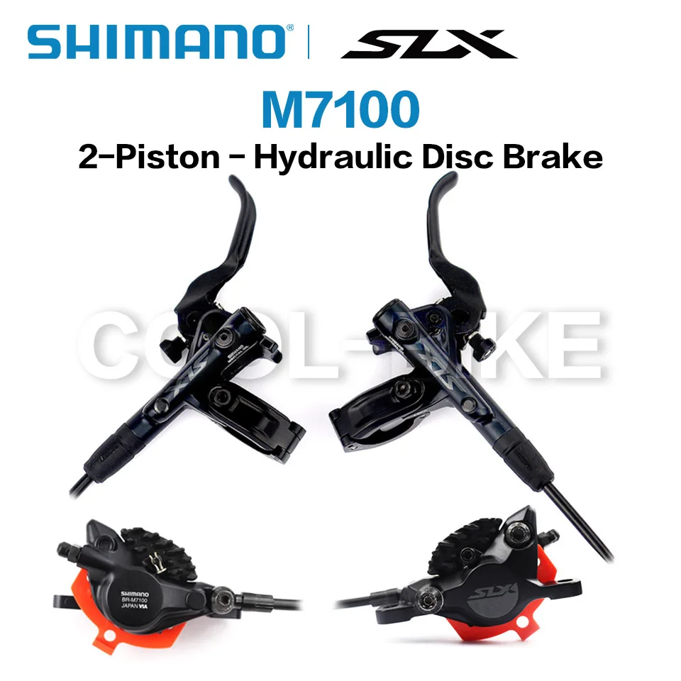 Продажа Shimano SLX M7100 2-поршневой M7120 4-поршневой Гидравлический дисковый тормоз для горного велосипеда MTB тормоз 800/900 мм 1500/1600 мм