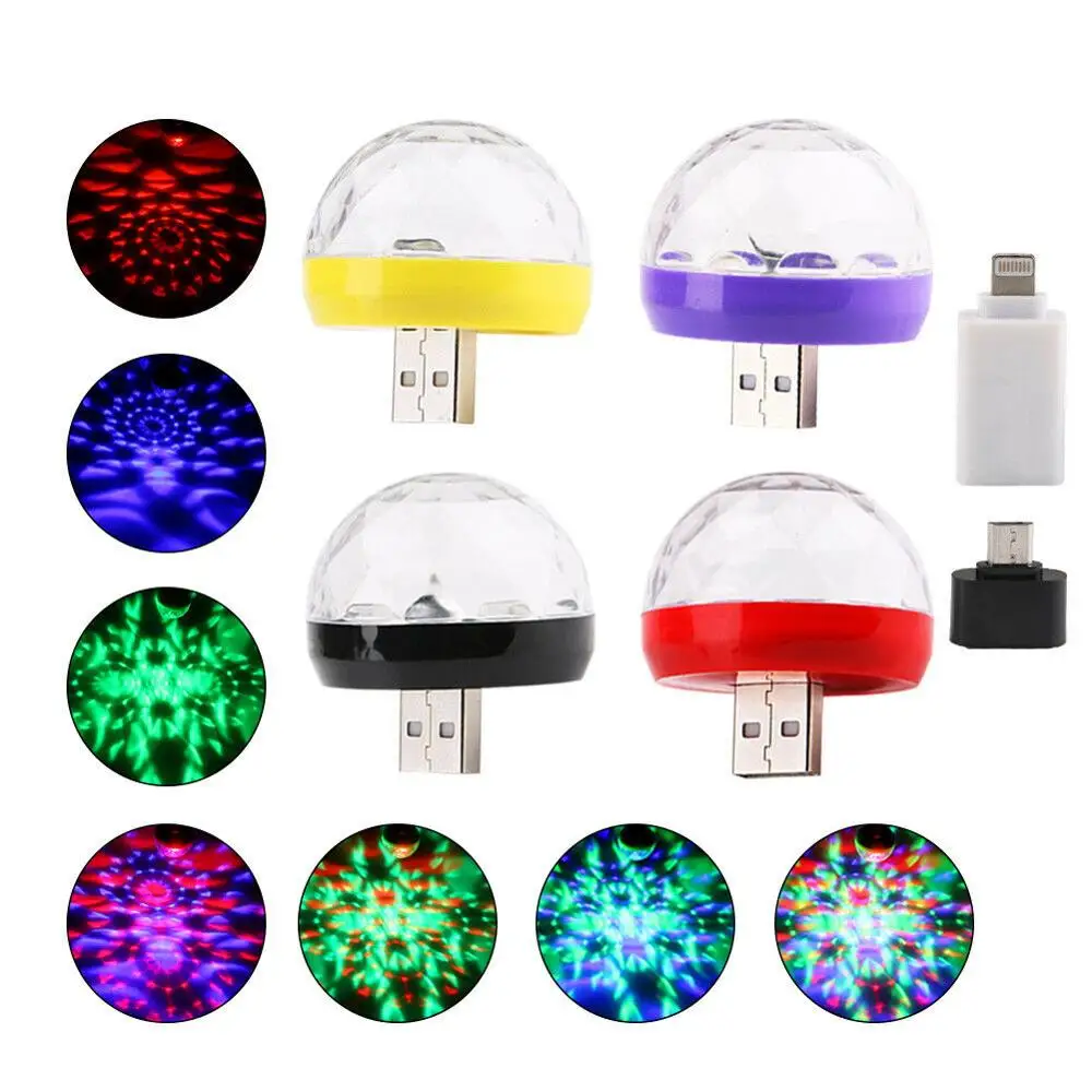 Портативный 3 Вт мини USB диско-сценический светильник kawкондиционер для вечерние