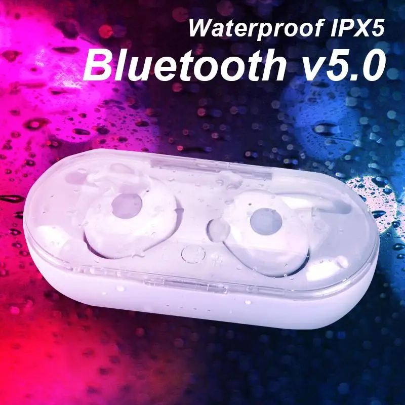 1350 Bluetooth 5,0 наушники спортивные наушники с крючками TWS Super Bass Ture беспроводные наушники для мобильного телефона Быстрая