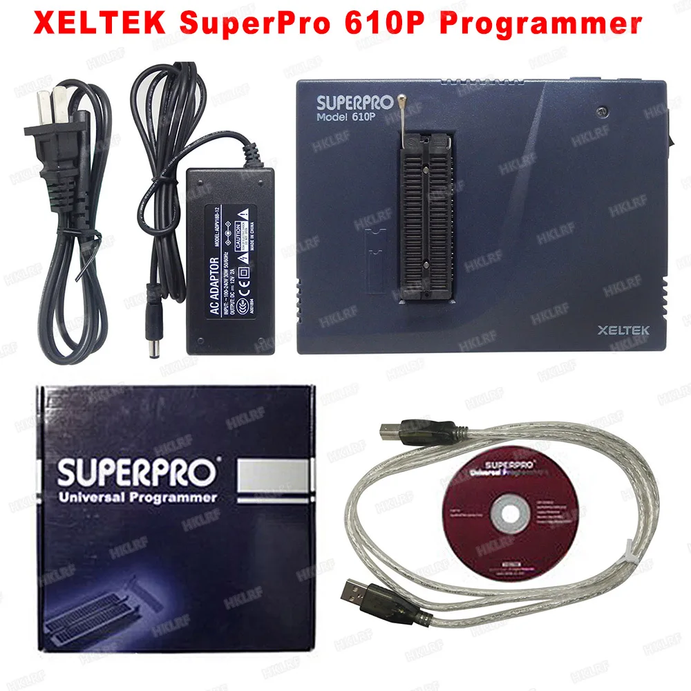 XELTEK SuperPro 610P Универсальный программатор с 48 универсальными штыревыми драйверами+ 45 адаптеров ISP EDID код