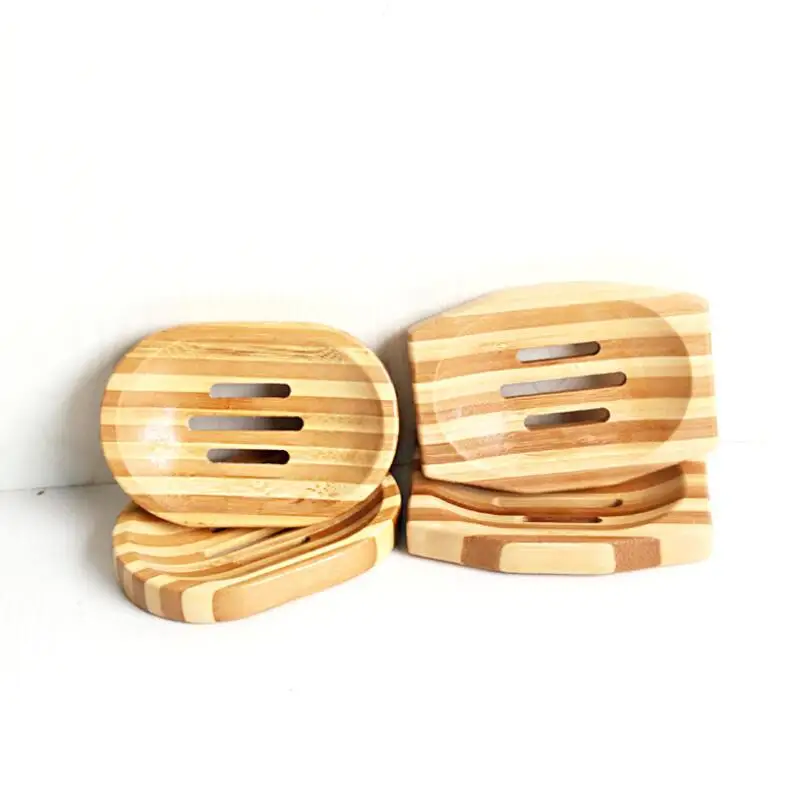 Контейнер для мыла LX8266 деревянный поднос из натурального бамбука ванной комнаты