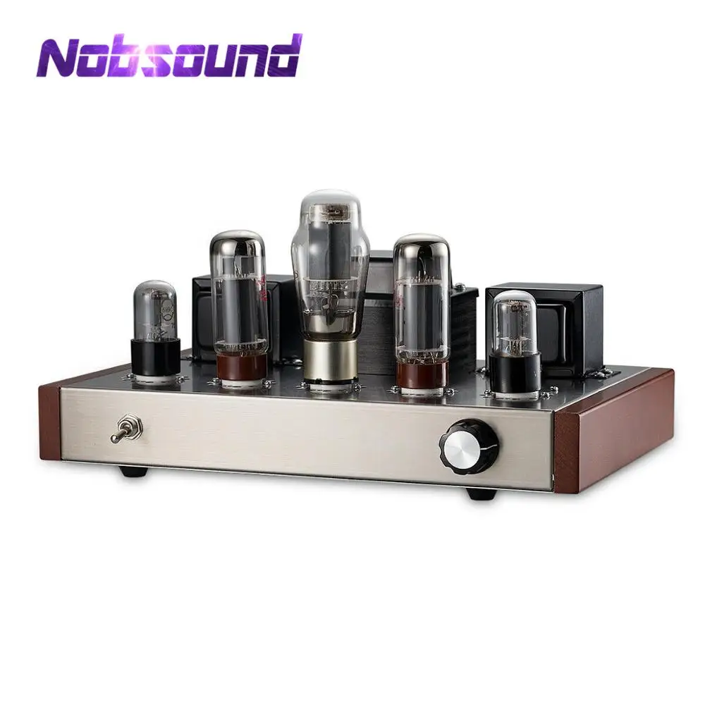 

Nobsound 6H9C + EL34B ламповый усилитель HiFi Audio несимметричный стерео усилитель мощности класса A чисто ручной работы 13 Вт + 13 Вт