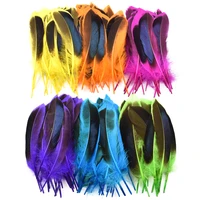 20pcslot pheasant duck feathers for crafts natural feather jewelry making fly tying materials wedding accessories decoration