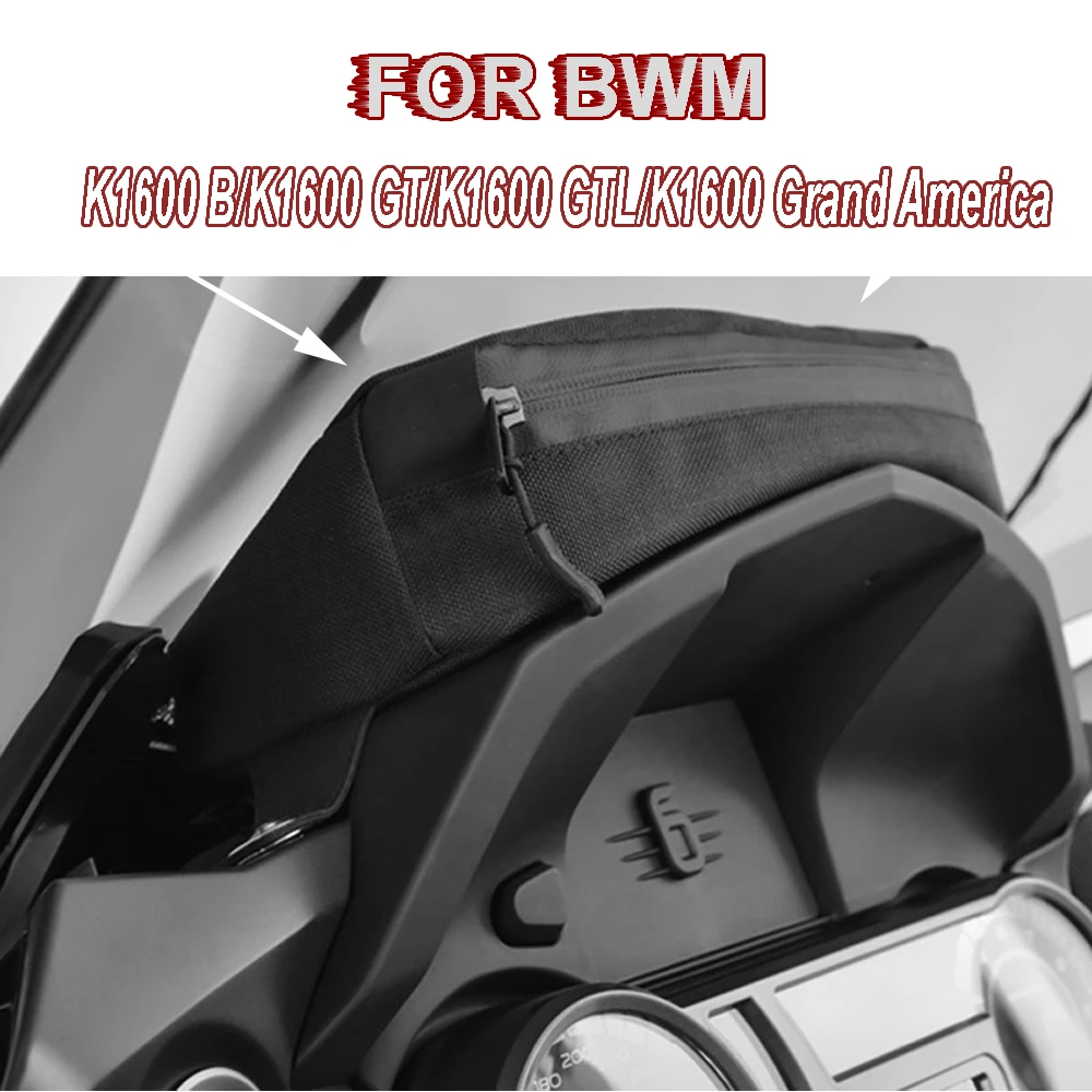 For BMW K1600B K1600GT K1600GTL K1600 Grand America Motorcycle Cockpit bag Storage bag  head bag Storage bag K1600B K1600GT