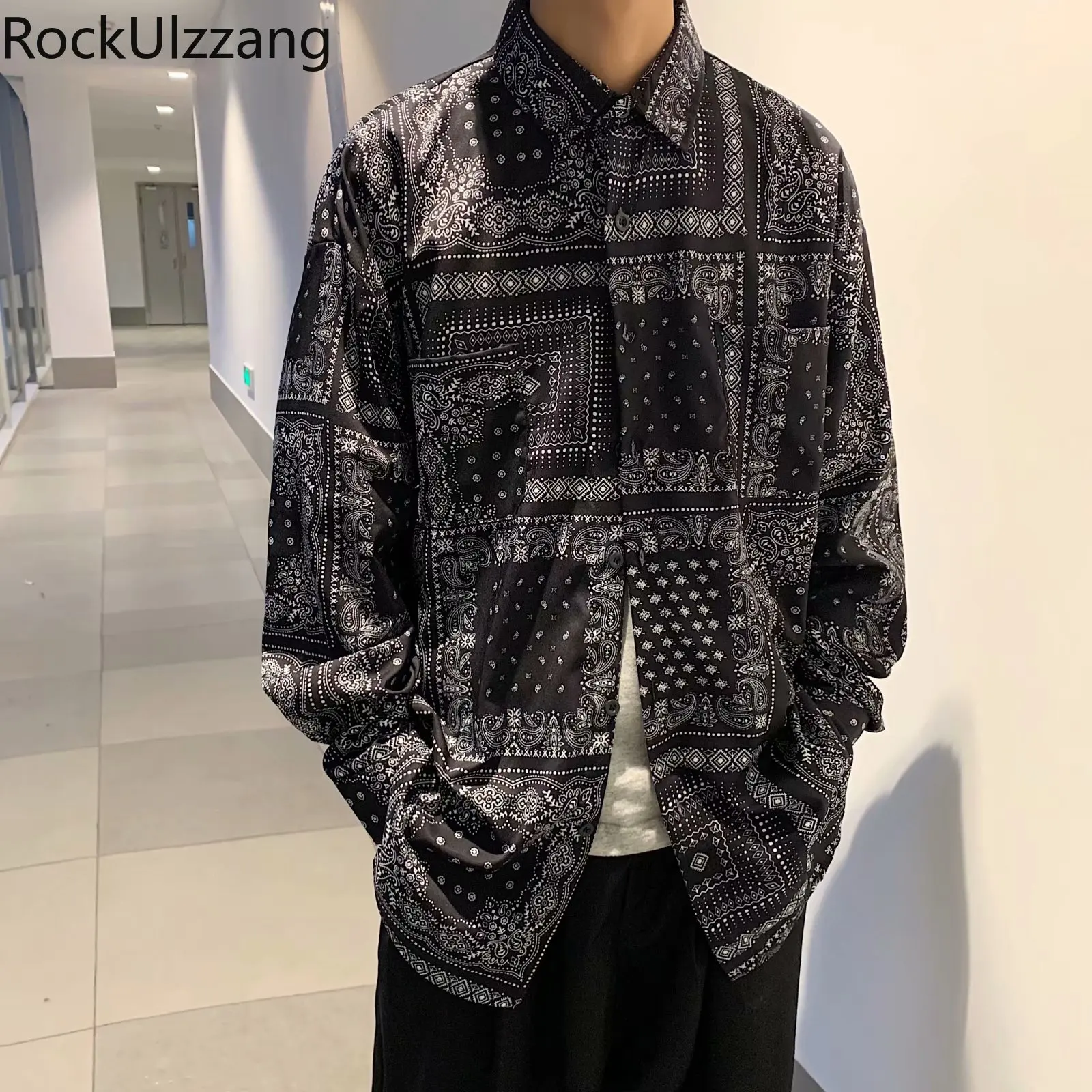 Размера плюс бандана в стиле оверсайз с длинными рукавами винтажная уличная