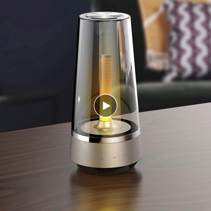 

5W FSTENPUS HOT candle light with Bluetooth speaker lights Atmosphere light Breathing lamp for your phone Speakers Table Lamps