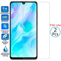 protective tempered glass for huawei p30 lite screen protector on p30lite p30light p 30 30p light safety film huawey huwei hawei