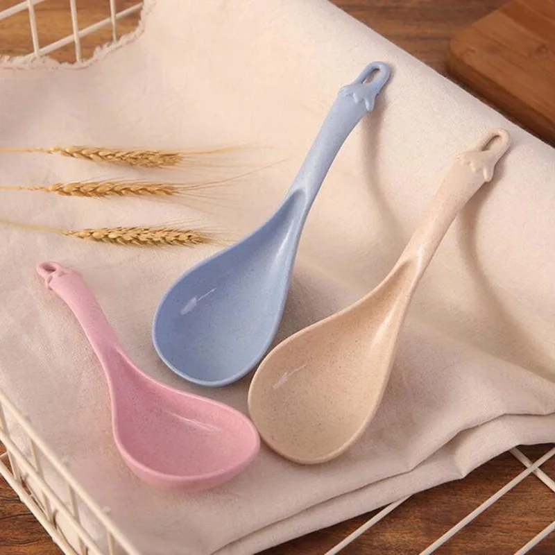 1 шт. Еда класс пластиковая ложка для супа дома столовые приборы ложки с длинной