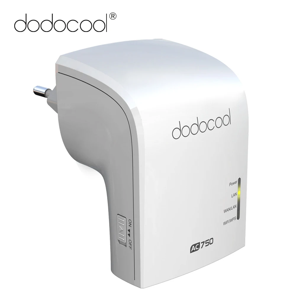 Dodocool AC750 двухдиапазонный беспроводной Wi-Fi AP/ретранслятор/маршрутизатор