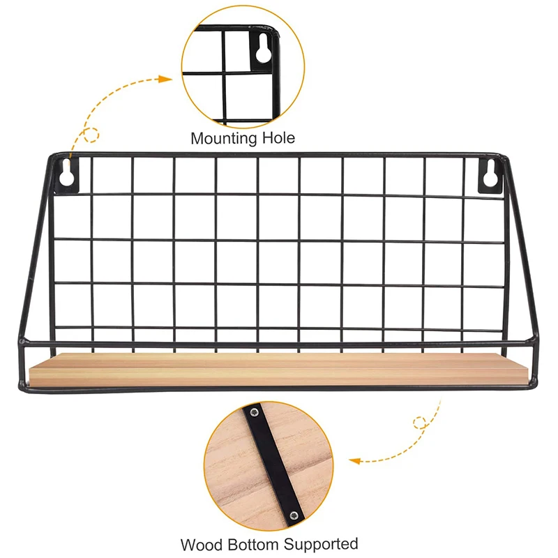 Стеллаж настенный с 2 полками стеллажи деревянные настенные проволокой в