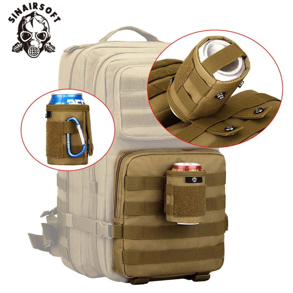 SINAIRSOFT тактический Чехол для пивной бутылки Военный мини-миниатюрный набор питья