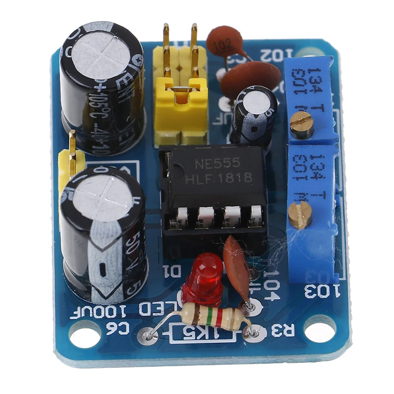 

NE555 Pulse Frequency Duty Cycle Adjustable Module Square Wave Signal Generator Tool Part