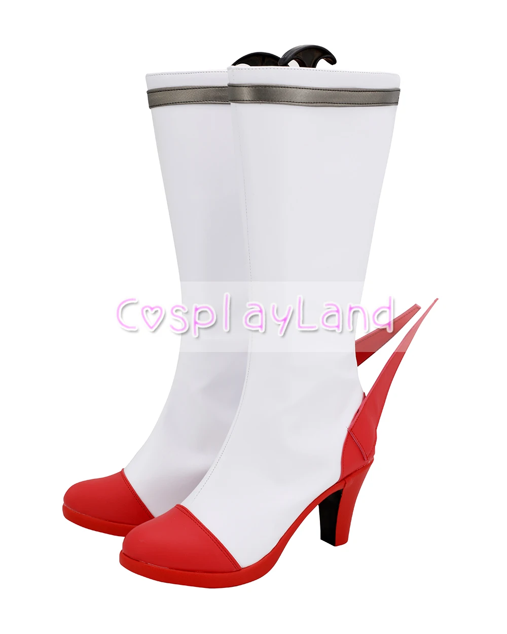 Обувь для костюмированной вечеринки Цвет белый на высоком каблуке взрослых