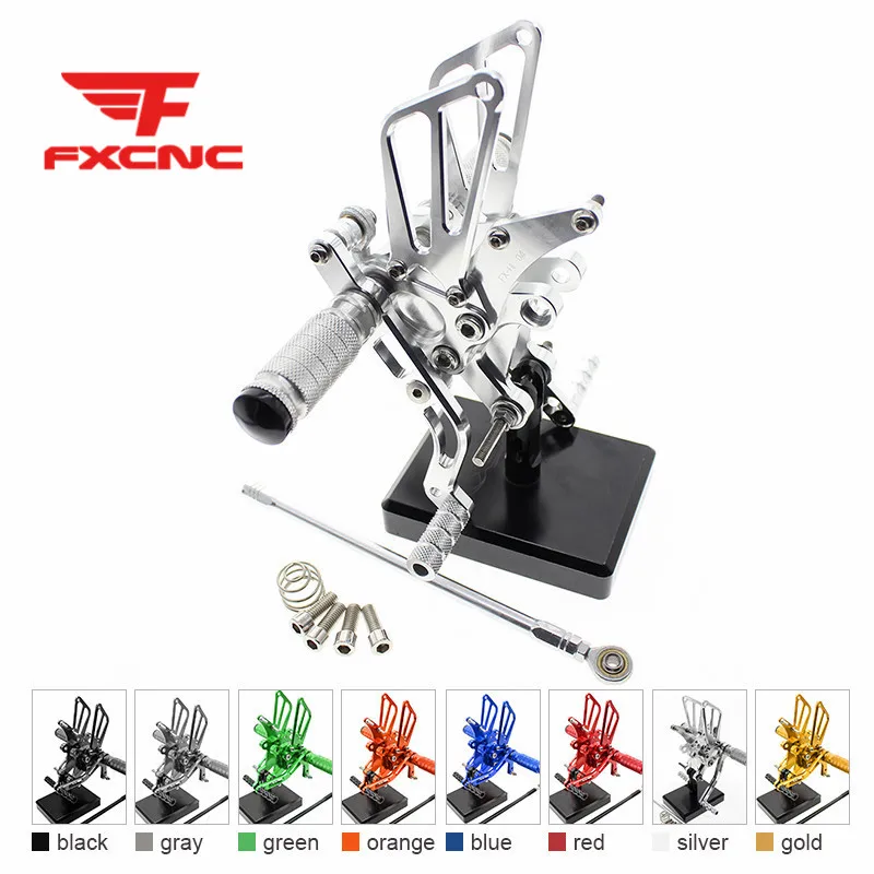 

For Benelli BN600 BJ600 TNT600 2010-2012 Motorcycle Rearset Footrest Foot Pegs Aluminum CNC Adjustable Rider Rear Sets Pedals