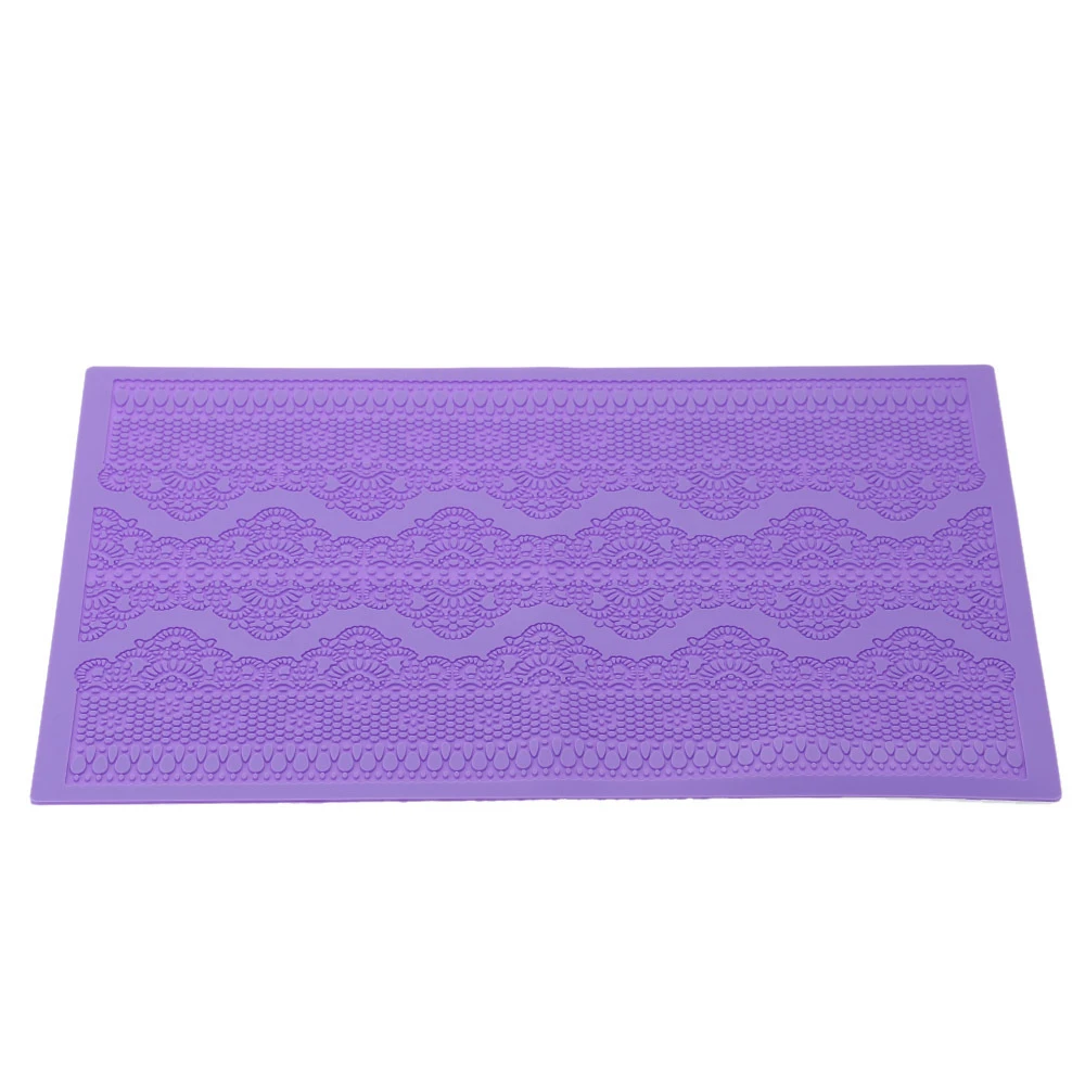 Большой кружевной цветок Свадебный Торт Силиконовый красивый кружева помадка