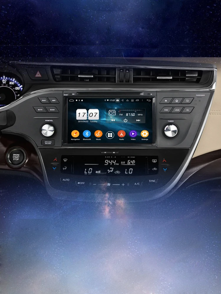 Автомагнитола для toyota Avalon стерео-система на android 10 4 Гб ОЗУ 64 ПЗУ с 8-ядерным