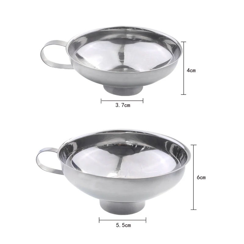 

Stainless Steel Wide Mouth Funnel for Beans Jam Food Powder Kitchen Gadgets SCVD889