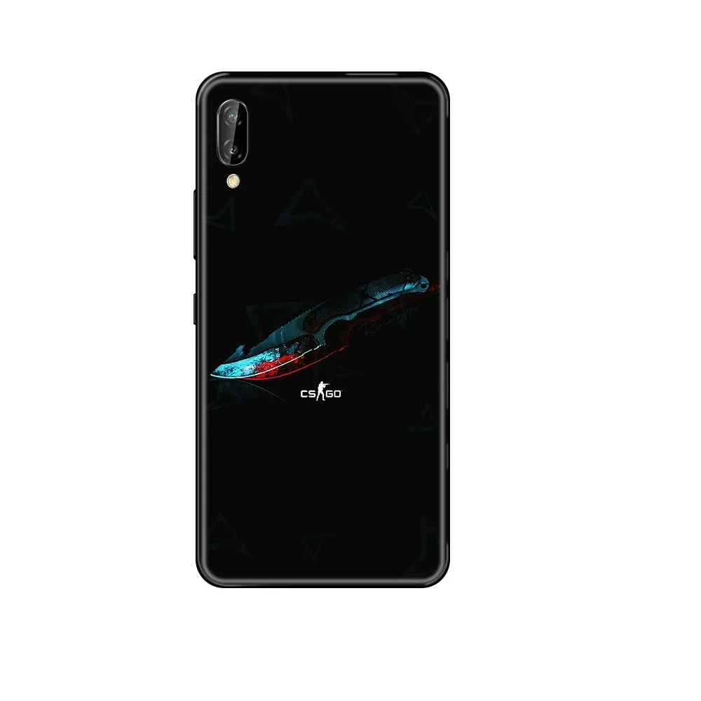 Игровой чехол cs go trend из ТПУ водонепроницаемый черный для телефона Huawei Honor Mate 5 6 7 8 9