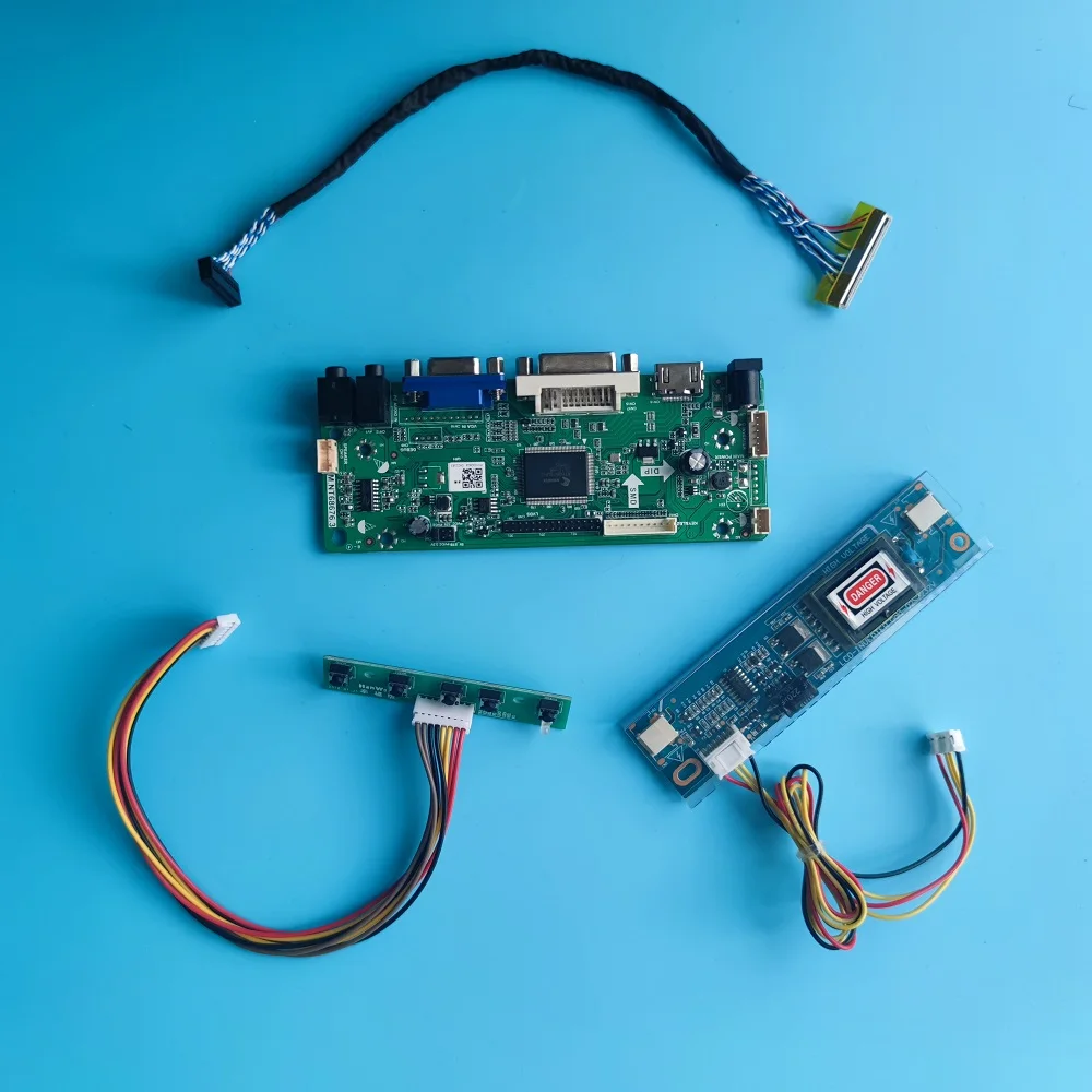 HDMI-совместимый + DVI аудио VGA набор для платы ЖК-контроллер дисплей 18 5 &quotLM185WH1 1366*768
