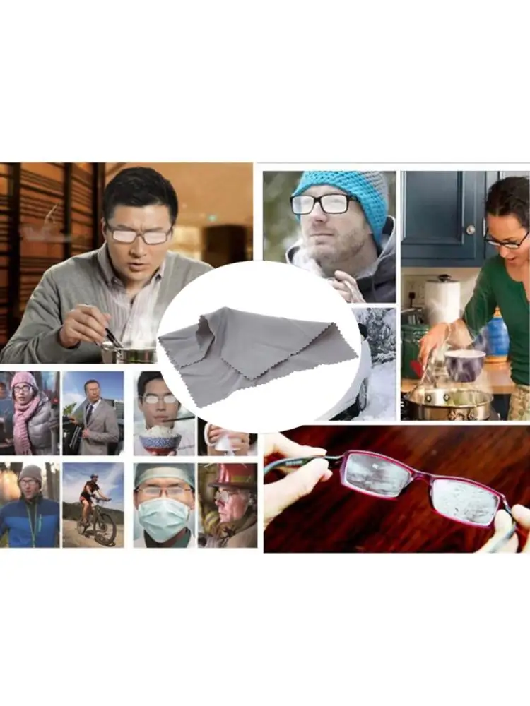 

Анти-туман ткани Многоразовые Antifogging линзы очки протрите Предотвращение запотевания очков салфетки Y1QD