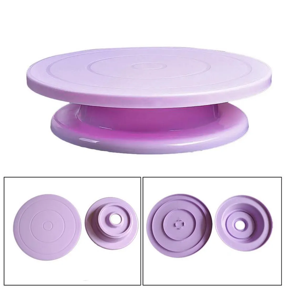 1 шт. пластиковые Кухонные гаджеты для торта 28 см подставка украшения поворотного