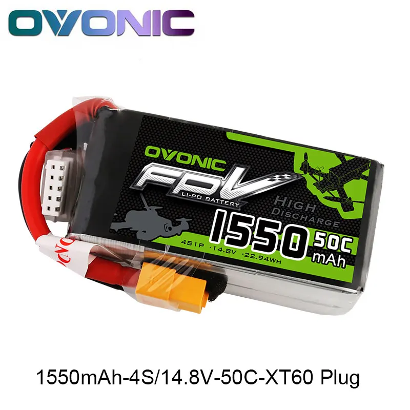 GENS ACE OVONIC 1300mAh 1550mAh 11,1 V 14,8 V Lipo 3S 4S батарея 50C 80C 100C с вилкой XT60 для RC Радиоуправляемый автомобиль Heli лодка автомобиль