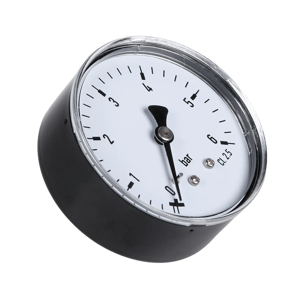 Манометр 0 6 бар воздушный компрессор для воды и газа 1/4 дюйма NPT заднее