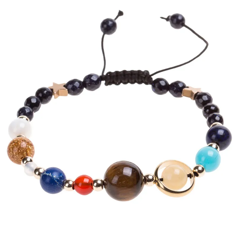 Браслет с восьмипланетами Guardian браслет камнем в Солнечной системе для женщин и