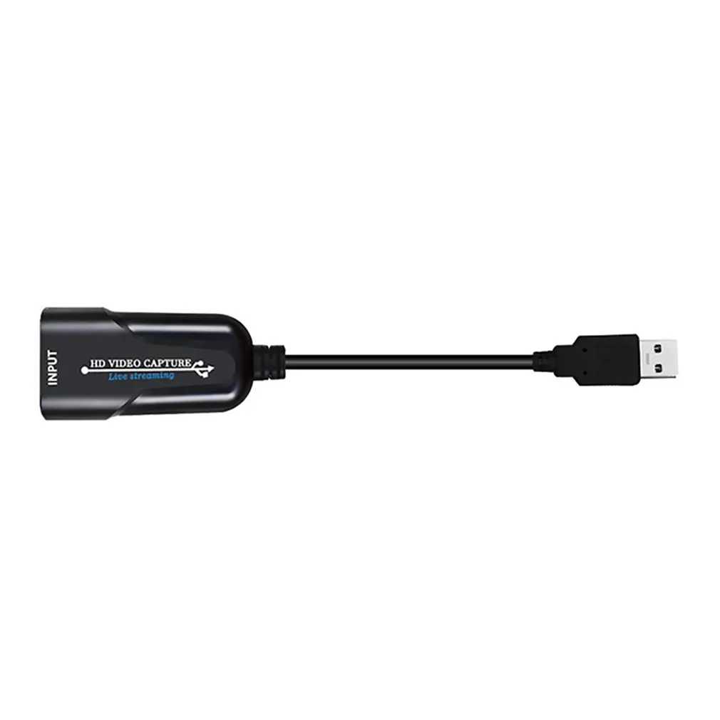 Портативный USB 2 0 HDMI игровая карта захвата 1080P placa de video надежный потоковый адаптер