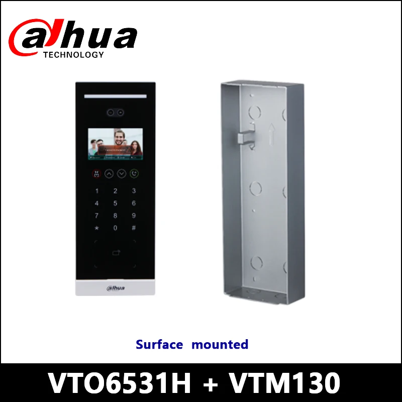 Dahua распознавание лица дверная станция VTO6531H 4 3-дюймовый IPS дисплей Поддержка
