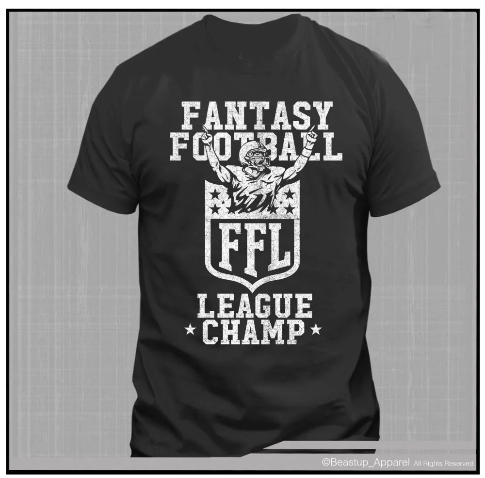 Фантазия футбольная лига Чемпион футболка различные цвета хвастовство права 2019