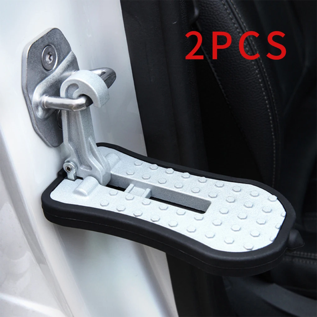 

Multifunction Foldable Car Roof Rack Step Car Door Step Universal Latch Hook Auxiliary Foot Pedal Aluminium Alloy Safety Hammer
