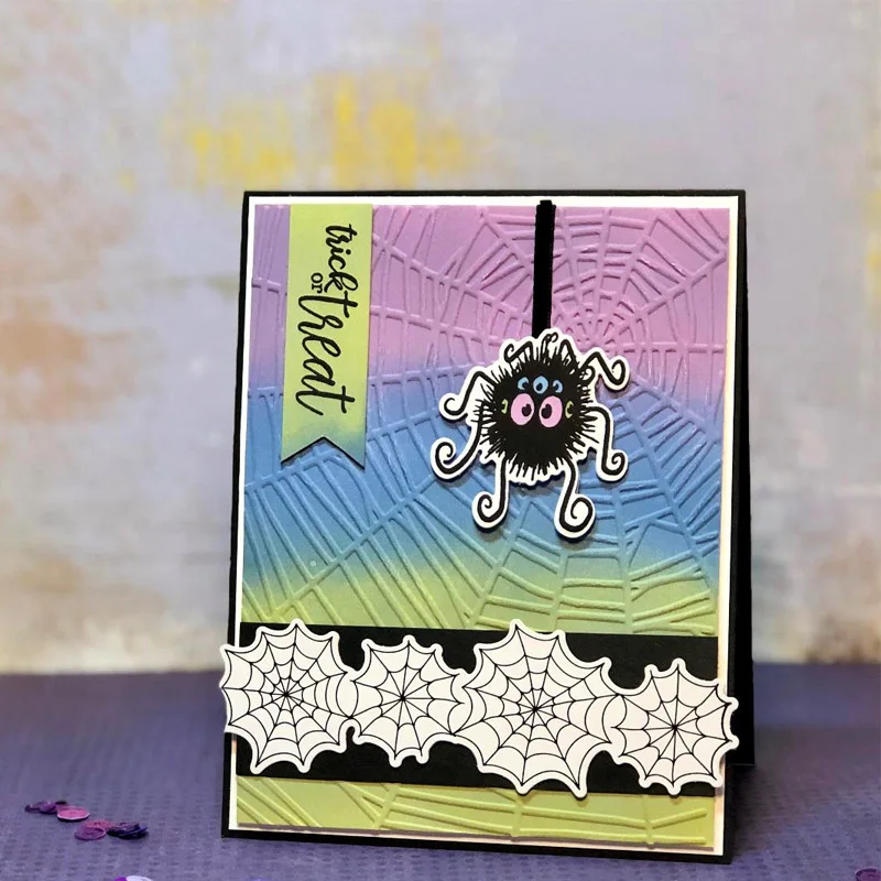 Хэллоуин маленький мальчик и девочка паук силиконовые штампы Скрапбукинг