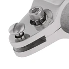 Сверхмощная лодка Бимини верхние фитинги шарнирная Щековая горка для 78 