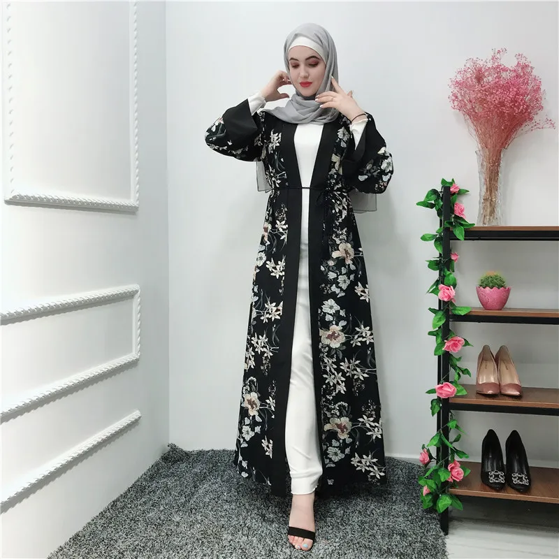 

Мусульманская одежда с принтом Abayas Дубаи мусульманские платья мусульманская одежда модная женская мусульманская одежда мамаши LSM278