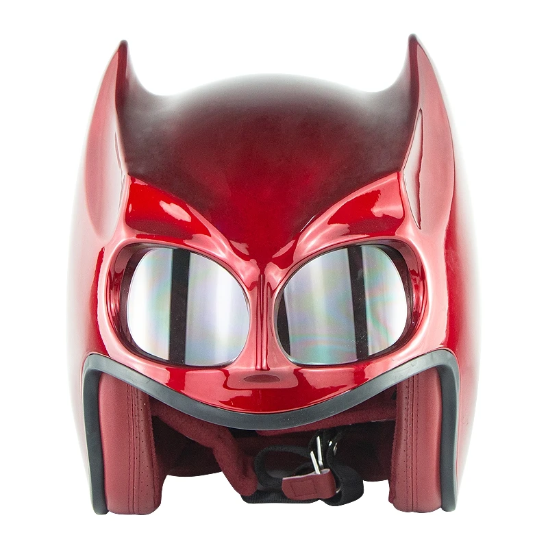 Мотоциклетный шлем SOMAN летучая мышь на заказ черный крутой Стильный все лицо с